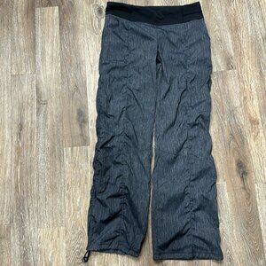 Lucy Get Going Pants Activewear Gray Full Length cinched hem size medium